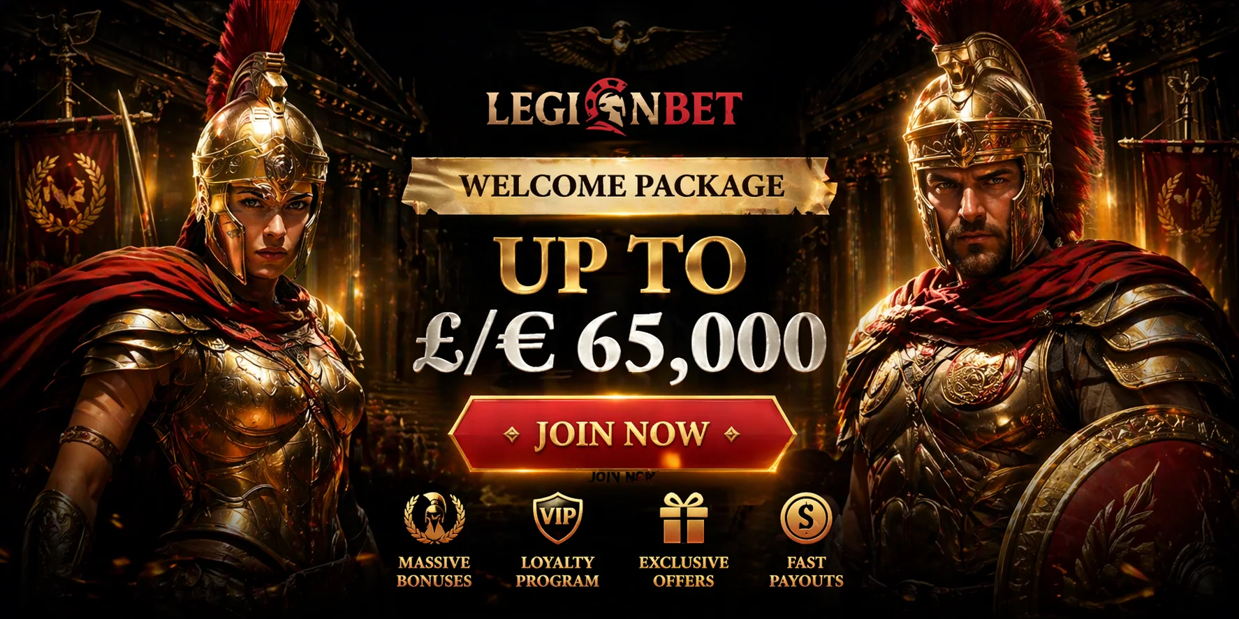 Legionbet  -  home hero